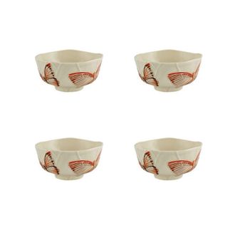 Bordallo Pinheiro Bowl Cloudy Butterflies - Set 4 pz