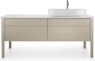 Duravit Duravit - Luv Consola De Piedra De Cuarzo, Anchura 1783mm, Apta