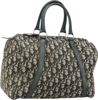 Dior Pre-owned Handbags, female, Blue, Size: ONE SIZE Pre-owned Boston Bag