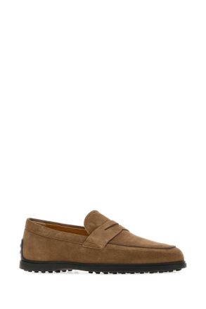 Tod's Mens Biscuit Suede Loafers Nocechiaro Mocassini