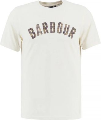 Barbour Berwick T-shirt - Heren - T-shirts - Wit - S - Katoen - Tops