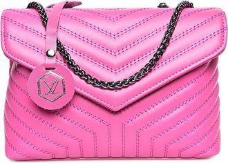 Luisa Vannini Fuchsia Rundleer Tas