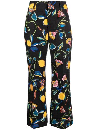 La DoubleJ Cropped broek - Zwart