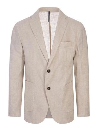 Russo Capri Linen One-Breasted Blazer