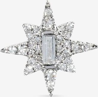 Roxanne First Einzelner Ohrring aus Weissgold mit Diamant Diamond Star