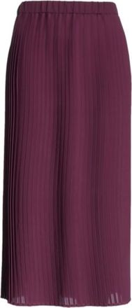 Eileen Fisher Pleated Recycled Poly Raisonette Skirt Size L