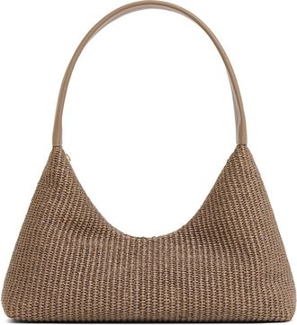 Mansur Gavriel Candy Woven Raffia Baguette Bag in Anise at Nordstrom