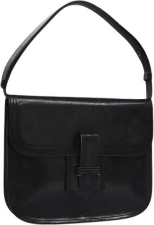 Saint Laurent Pre-owned Shoulder Bags, female, Black, Size: ONE SIZE Pre-owned Leather Shoulder Bag
