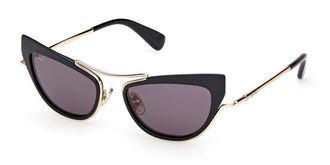 Max Mara MM0172 01A Womens Sunglasses Black Size 53