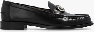 Ferragamo Ofelia Gancini Ornament Moccasins, Size 8.5 C