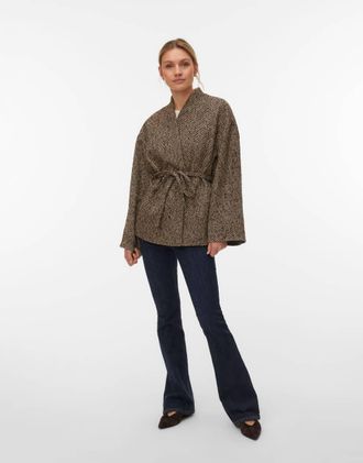 Vero Moda Transitional - Giacca marrone cioccolato