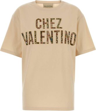 Valentino Garavani Beige Cotton T Shirt