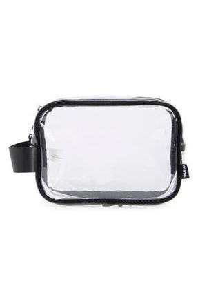 Mytagalongs Two-Zip Clear Dopp Kit in Black at Nordstrom Rack