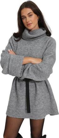 Belle & Bloom Cuddle Me Oversized Tunic Sweater in Grey at Nordstrom, Size X-Small Au