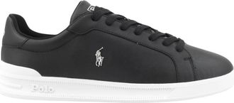 Ralph Lauren Sneakers - Heren - Sneakers - Zwart - 41 EU - Leer - Schoenen