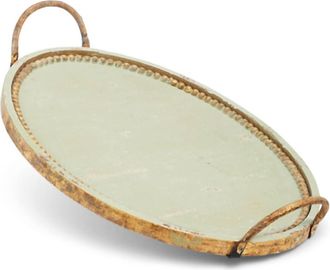 Raz Imports Inc. 19 Antique Tray In Green