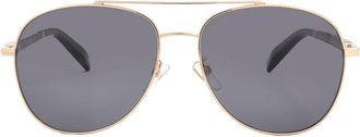 Chopard Grey Pilot Mens Sunglasses SCHF22 300P 59