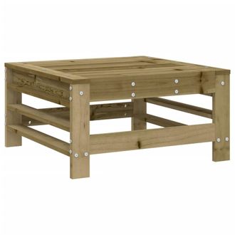 vidaXL Taburete De Jard&iacute;n Madera De Pino Impregnada Vidaxl