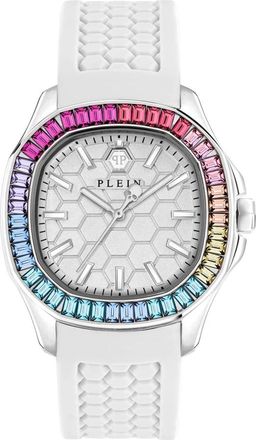 Philipp Plein Spectre Lady Horloge - Dames - Horloges - Wit - ONE Size - Accessoires