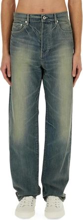 Kenzo Asagao Straight Jeans - male - Kenzo - Straight Fit Jeans - Blue - W30 - Jeans