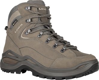 Lowa Wanderschuh LOWA RENEGADE EVO GTX MID WS, Damen, Gr. 39,5, stein, Leder, Schuhe Wanderschuh, wasserdicht, winddicht,atmungsaktiv dank GORE-TEX Membran