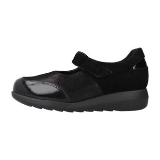 Pinoso's Schoenen, Dames, Zwart, 40 EU, Leer, 7677G Zapato Tira Adherente