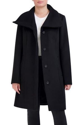 Cole Haan Wide Lapel Coat in Black at Nordstrom Rack, Size 10