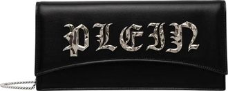 Philipp Plein Small Envelope Clutch - Dames - Schoudertassen - Zwart - ONE Size - Leer - Tassen