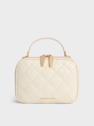 Charles & Keith Duo Quilted Vanity Bag