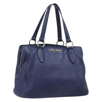 Miu Miu Borsa Pre-owned - - Pre-owned - Donna - Blu - ONE SIZE