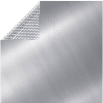 vidaXL Cubierta De Piscina Rectangular Pe Plateado 1000x600 Cm Vidaxl