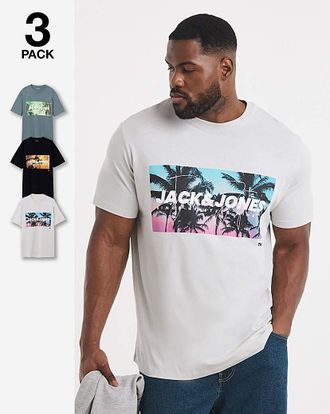 Jack & Jones Jack & Jones Indiana T-Shirt 3 Pack