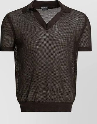 Tom Ford silk polo shirt