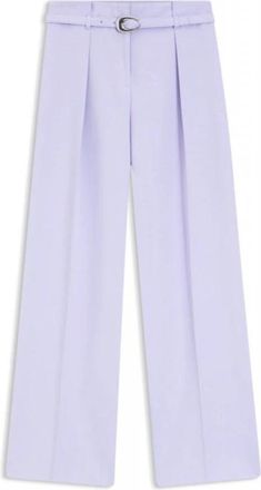 HUGO BOSS Wide Broeken - Dames - Wijde Broeken - Paars - S - Broeken