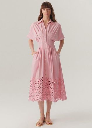 Exquise Vera Midi Dress in Pink at Nordstrom, Size X-Large