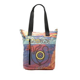 Loewe Pre-owned LOEWE Printed Nylon Eye Loewe Nature Tote Ladies TKVF7PEZJSCL07TN