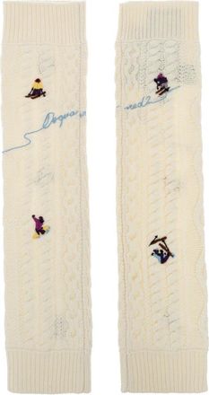 Dsquared2 Scaldamuscoli in lana - - Underwear - Uomo - Beige - ONE SIZE