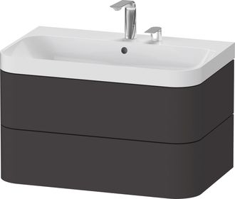 Duravit Set C-bonded Duravit Happy D.2 Plus Suspendido, 775x490mm, 2