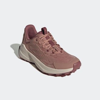 ADIDAS TERREX Wanderschuh ADIDAS TERREX TRAILMAKER 2.0 LEATHER, Damen, Gr. 40,5, warm clay, warm clay, quiet crimson, Leder, Textil, Schuhe Wanderschuh, aus Leder