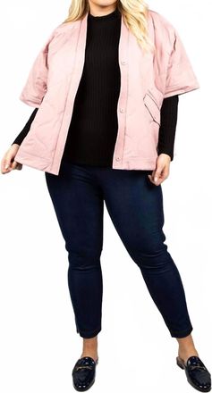 Summum Padded Jacket In Rose Quartz