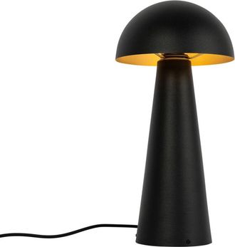 QAZQA Outdoor Floor Lamp Black 50 cm - Mushroom