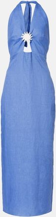 Cala de la Cruz Orly cutout linen maxi dress