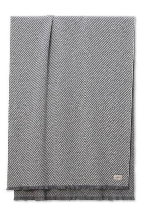 Rag & Bone Joni Stripe Wool Scarf in Mdgreygrg at Nordstrom Rack