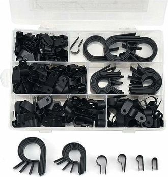 OEM 200 Bridas De Nailon Para Cables - Clips R Y P, Collares De Fijaci&oacute;n De Tubos De Pl&aacute;stico De Nailon, Sujetadores Para Conductos, Cables, Fundas Y Cubi