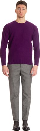 Drumohr Brushed Wool Crewneck Sweater