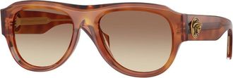 Versace VE4518U 926/13 Mens Sunglasses Tortoiseshell Size 55