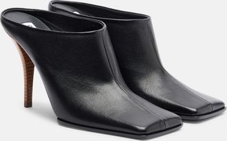 Alaia 90 leather mules