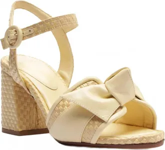 Alexandre Birman Womens Maxi Clarita Padded Rafia 75 Sandals In Creamy