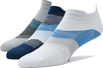 Feetures Elite Ultra Light No Show Tab 3-Pair Pack No Show Socks Shoes Blue Wave/White Tide/Stone Ivy : MD (US Mens Shoe 6-8.5 - Womens Shoe 7-9.5)