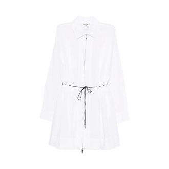 Staud Shirt Dresses, female, White, Size: XS Dress Staud